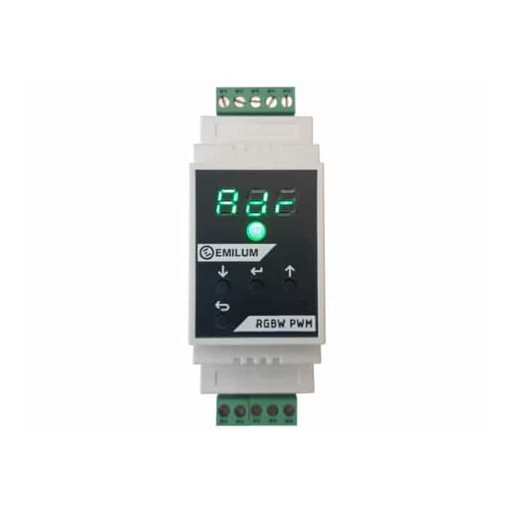 Draufsicht eines 4 Kanal DMX LED Dimmer